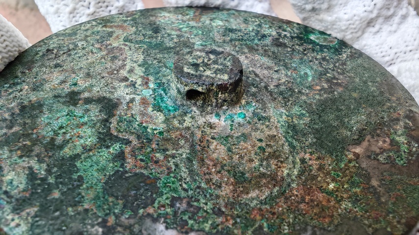 古玩銅器素鏡真品鑒賞圖