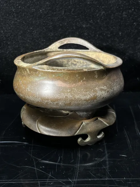古玩銅器爐子真品鑒賞圖
