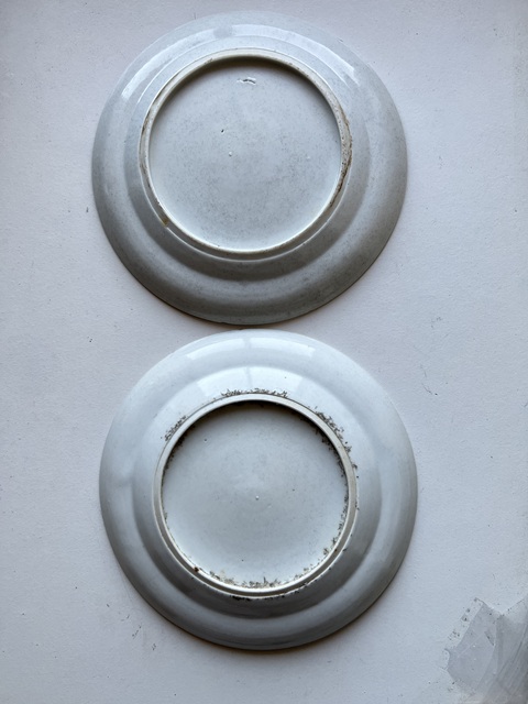 古玩陶瓷人物紋廣彩盤真品鑒賞圖