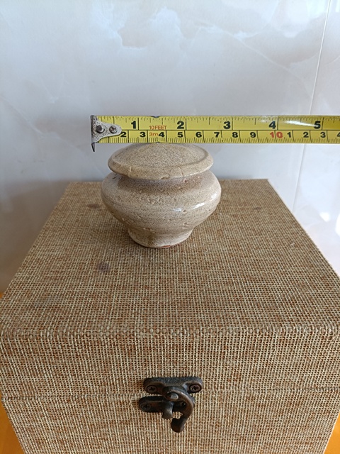 古玩陶瓷元龍泉蓋罐真品鑒賞圖