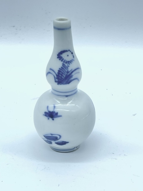 古玩陶瓷康熙青花葫蘆瓶真品鑒賞圖