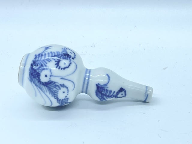古玩陶瓷康熙青花葫蘆瓶真品鑒賞圖