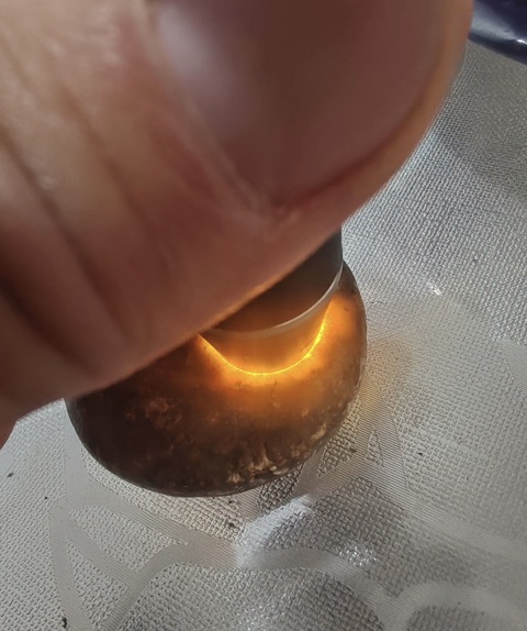 古玩玉器高古紡輪真品鑒賞圖