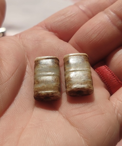 古玩玉器仿古玉勒子真品鑒賞圖