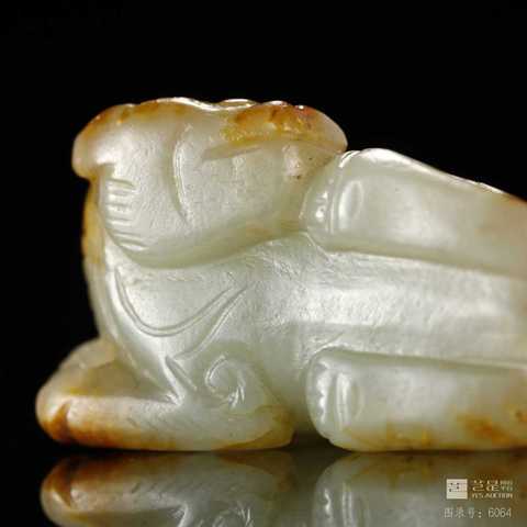 古玩玉器和田玉雕“瑞獸”真品鑒賞圖