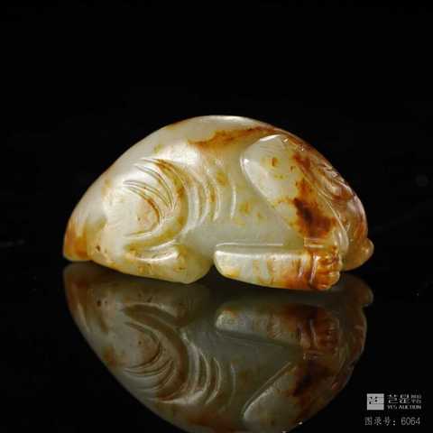 古玩玉器和田玉雕“瑞獸”真品鑒賞圖
