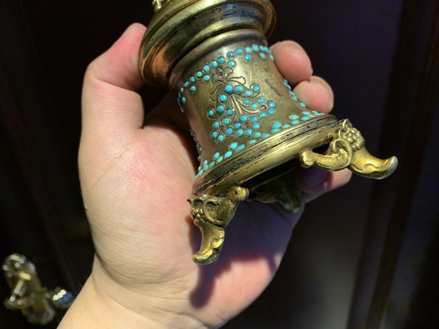 古玩銅器熏爐真品鑒賞圖