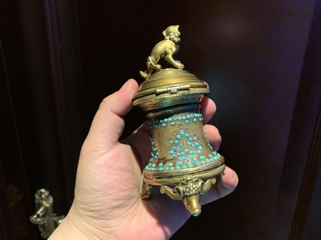 古玩銅器熏爐真品鑒賞圖