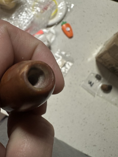 古玩雜項瑪瑙珠真品鑒賞圖
