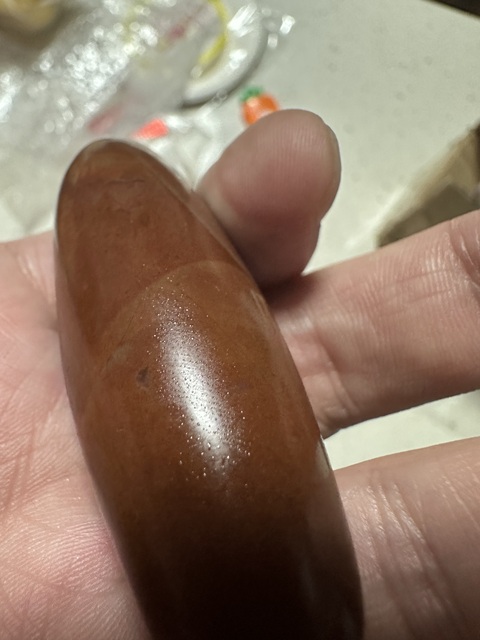 古玩雜項瑪瑙珠真品鑒賞圖