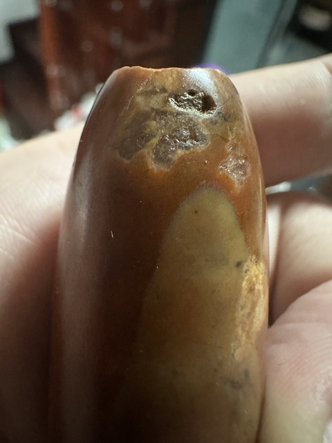 古玩雜項瑪瑙珠真品鑒賞圖