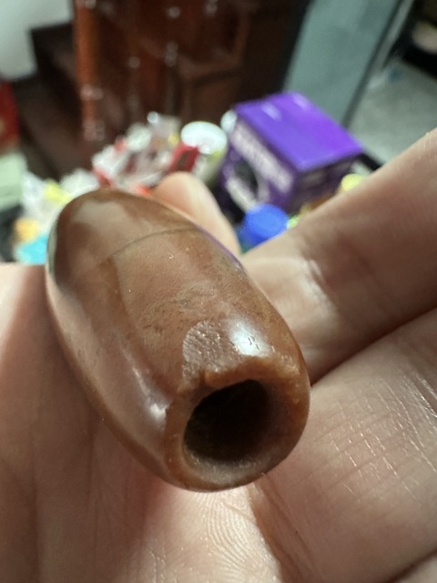 古玩雜項瑪瑙珠真品鑒賞圖