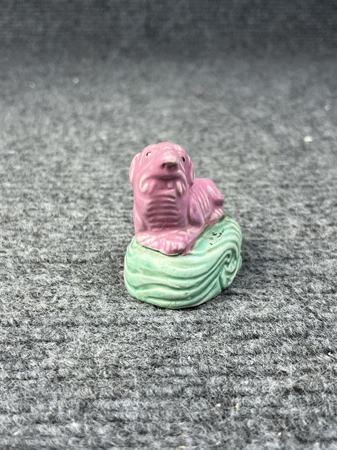 古玩陶瓷小狗塑像真品鑒賞圖