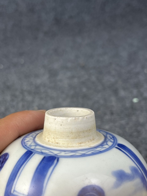 古玩陶瓷康熙四美圖罐真品鑒賞圖