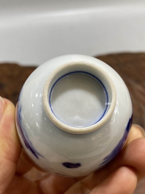 古玩陶瓷青花杯真品鑒賞圖