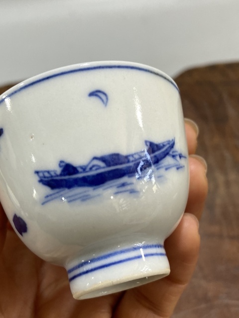 古玩陶瓷青花杯真品鑒賞圖