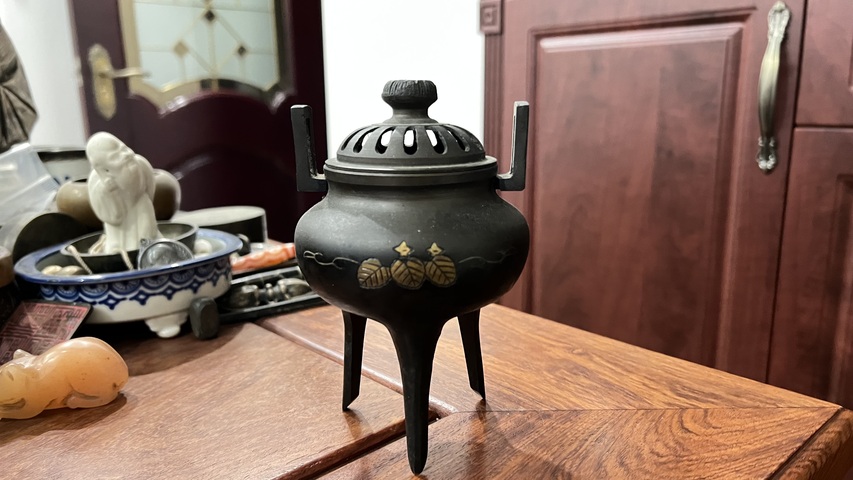 古玩雜項晚清銅薰香爐拍賣,當前價格499元
