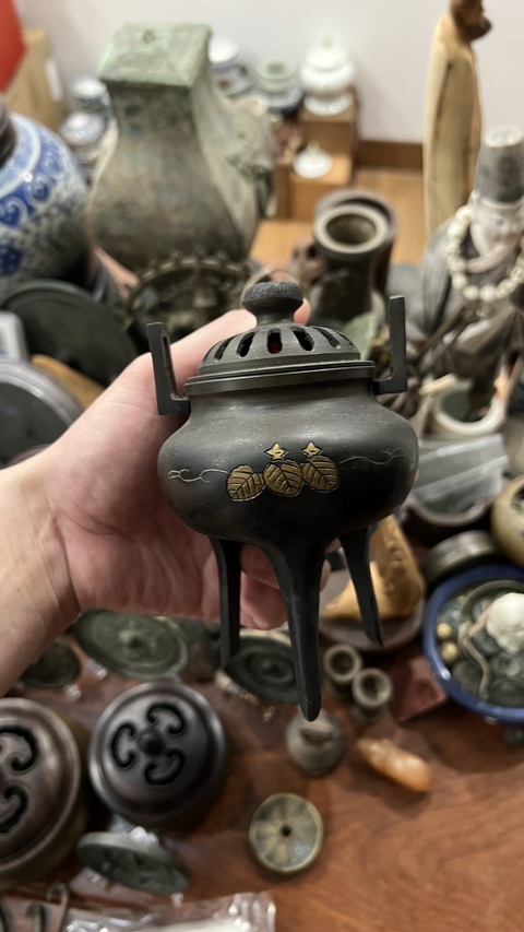 古玩雜項晚清銅薰香爐拍賣,當前價格499元