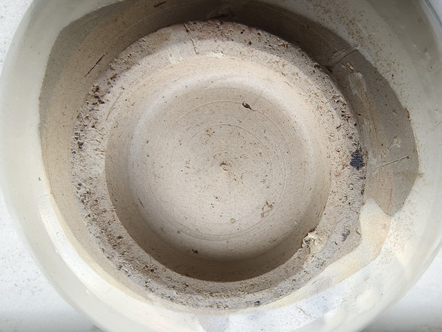古玩陶瓷磁州窯白地黑花碗真品鑒賞圖