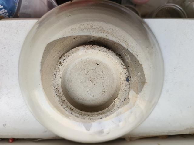 古玩陶瓷磁州窯白地黑花碗真品鑒賞圖