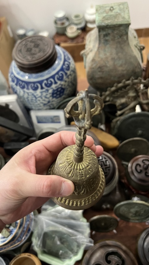 古玩雜項清代金剛鈴拍賣,當前價格999元