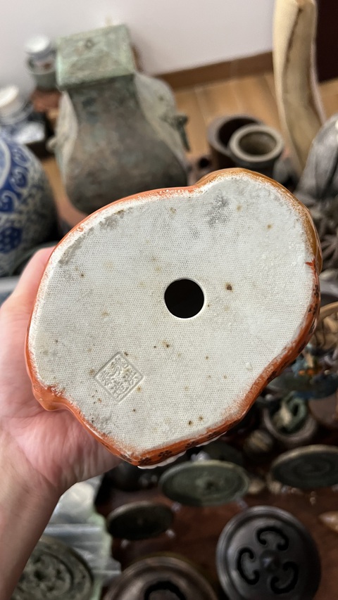 古玩陶瓷彌勒佛塑像真品鑒賞圖