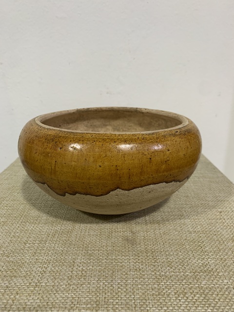 古玩陶瓷黃釉缽拍賣，當(dāng)前價格20000元
