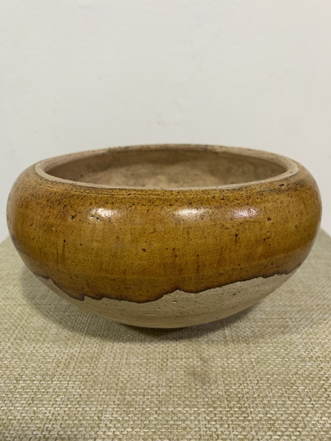 古玩陶瓷黃釉缽拍賣，當(dāng)前價格20000元