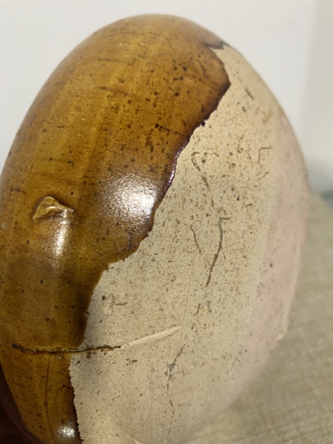 古玩陶瓷黃釉缽拍賣，當(dāng)前價格20000元