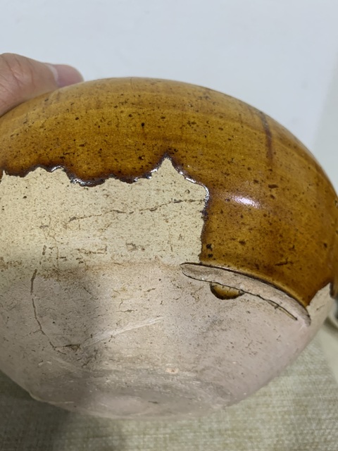 古玩陶瓷黃釉缽拍賣，當(dāng)前價格20000元