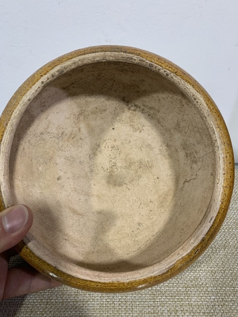 古玩陶瓷黃釉缽拍賣，當(dāng)前價格20000元