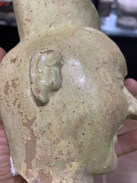 古玩陶瓷俑頭拍賣,當前價格18000元