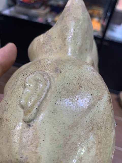 古玩陶瓷俑頭拍賣,當前價格18000元