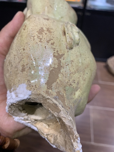 古玩陶瓷俑頭拍賣,當前價格18000元