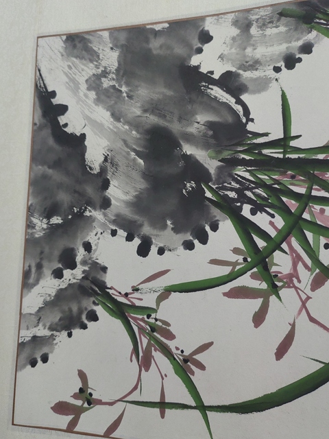古玩字畫蘭蕙圖真品鑒賞圖