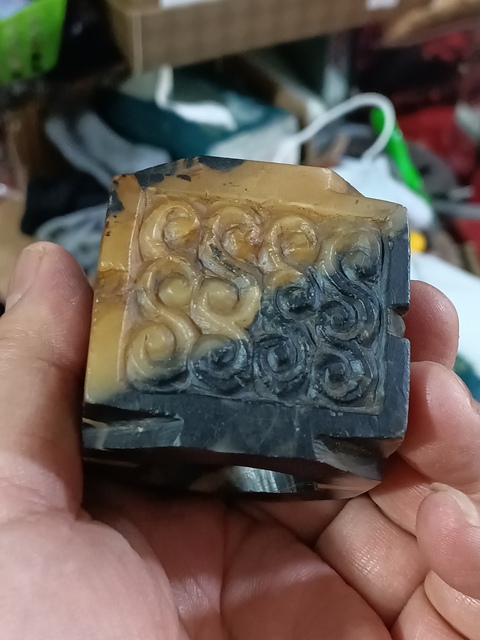 古玩玉器戰國地方玉雕“勾連紋琮”拍賣,當前價格3280元