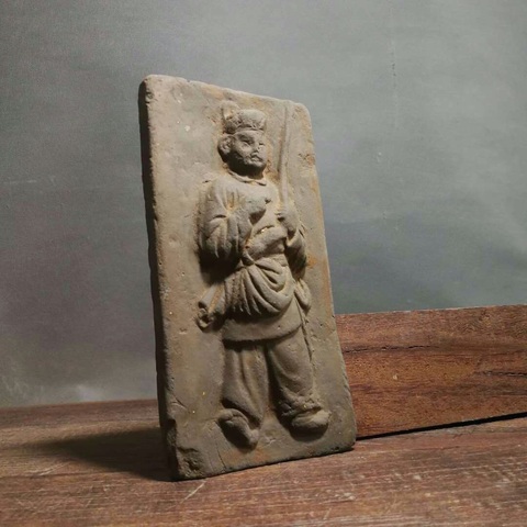 古玩陶瓷宋元·力士磚 真品鑒賞圖