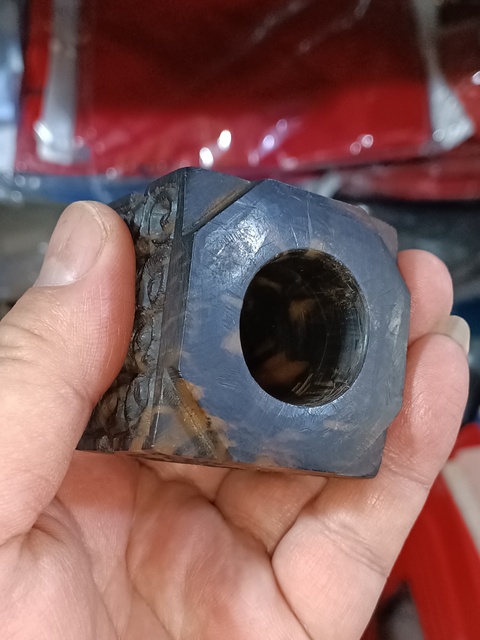 古玩玉器戰國地方玉雕“勾連紋琮”拍賣，當前價格3800元