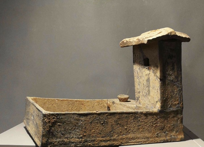 古玩陶瓷豬圈真品鑒賞圖