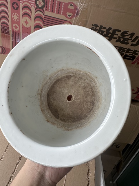 古玩陶瓷油粉彩人物故事紋花盆拍賣，當前價格2500元