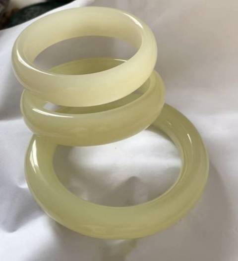 古玩玉器扁鐲子真品鑒賞圖