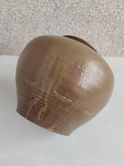 古玩陶瓷茶葉末釉罐拍賣，當前價格680元