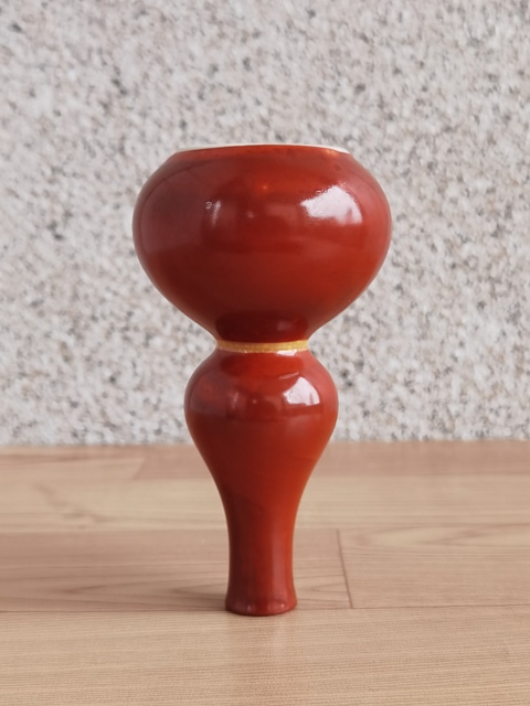古玩陶瓷紅釉葫蘆瓶拍賣，當(dāng)前價(jià)格298元