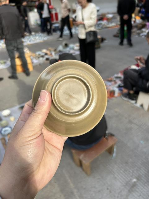 古玩陶瓷宋代·青釉洗 真品鑒賞圖