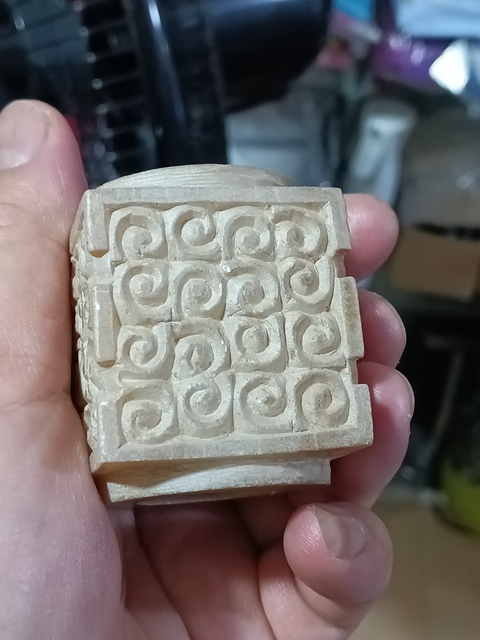 古玩玉器戰國地方玉雕“谷紋琮”拍賣，當前價格2980元