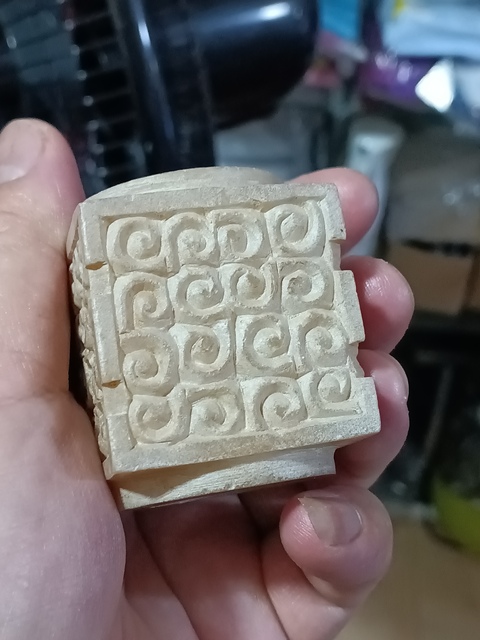 古玩玉器戰國地方玉雕“谷紋琮”拍賣，當前價格2980元