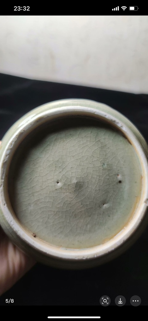 古玩陶瓷青釉水盂拍賣，當前價格1000元