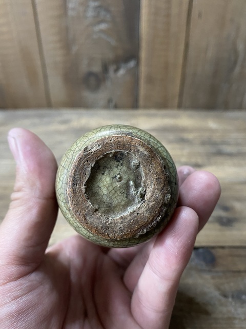 古玩陶瓷漳州窯撇口瓶拍賣,當前價格580元