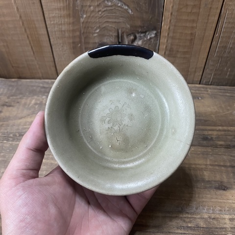 古玩陶瓷龍泉青瓷盤拍賣,當前價格580元