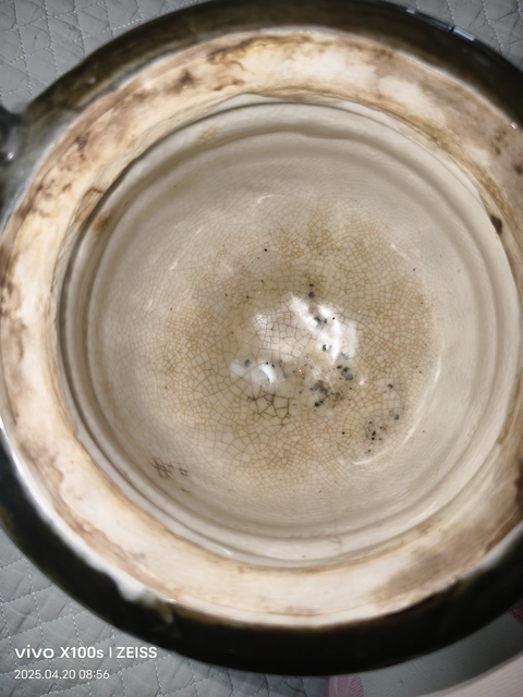 古玩陶瓷褐釉香爐真品鑒賞圖